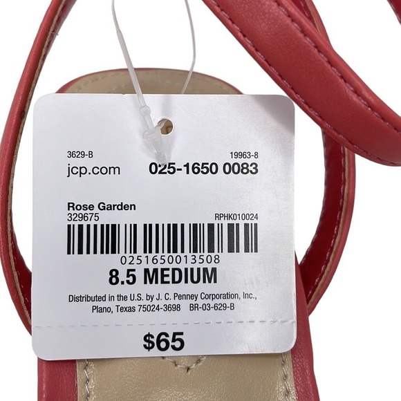 LIZ CLAIBORNE SANDALS NWT Pink Open Toes Strappy Braided 8.5 - Picture 12 of 12